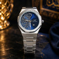 Bestwin Men's | Royal Blue Arabic Calligraphy Dial - VogueHourBestwin Men's | Royal Blue Arabic Calligraphy Dial