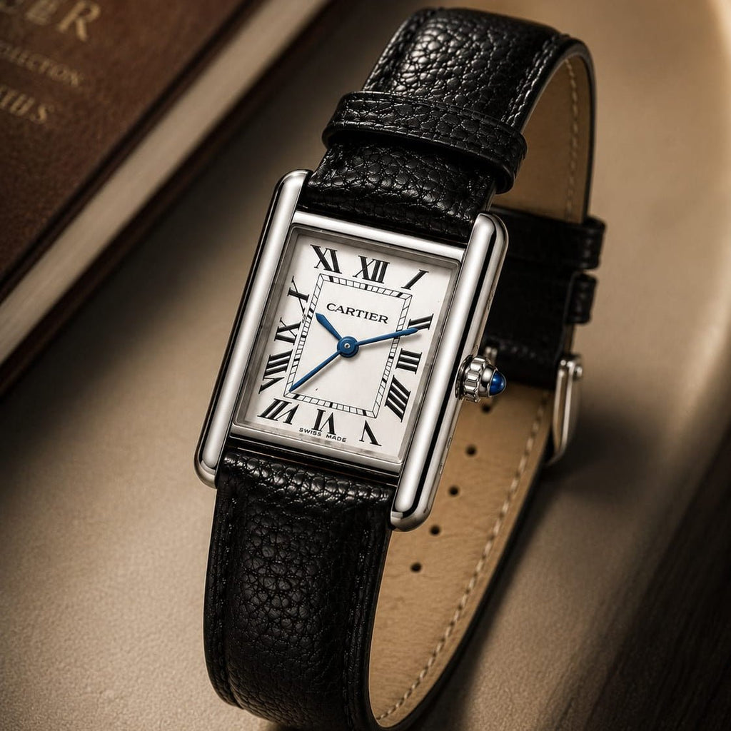 Cartier Tank Men's Silver Case - VogueHourCartier Tank Men's Silver Case
