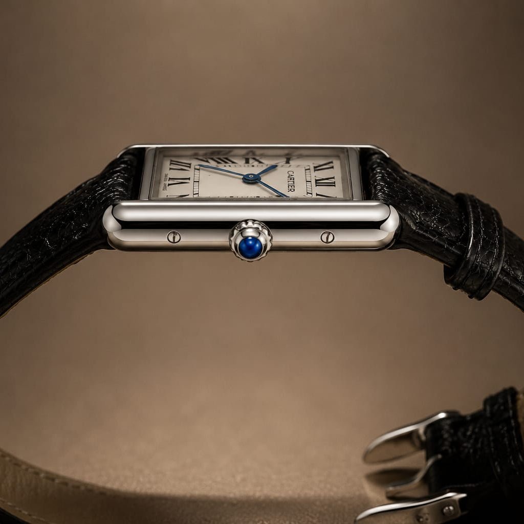 Cartier Tank Men's Silver Case - VogueHourCartier Tank Men's Silver Case