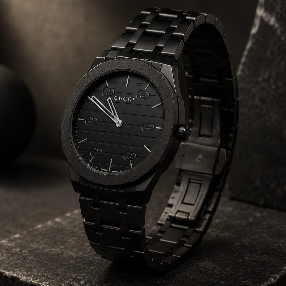 Gucci Men's All-Black - VogueHourGucci Men's All-Black