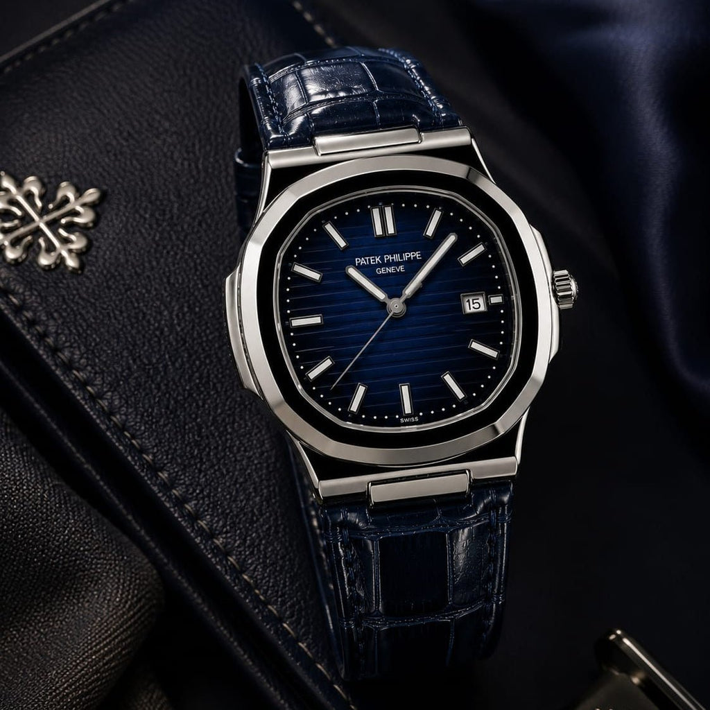Patek Philippe| Blue Leather Strap - VogueHourPatek Philippe| Blue Leather Strap