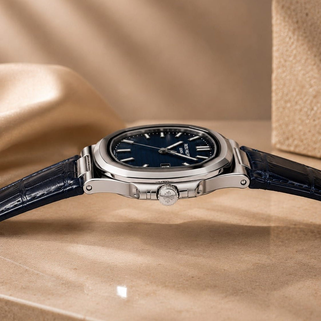 Patek Philippe| Blue Leather Strap - VogueHourPatek Philippe| Blue Leather Strap