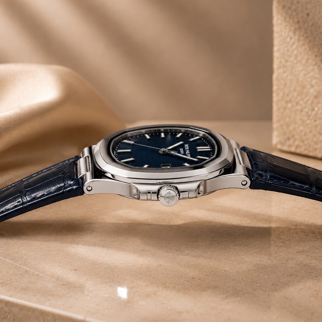 Patek Philippe| Blue Leather Strap - VogueHourPatek Philippe| Blue Leather Strap