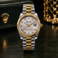 Rolex Datejust Men's | Silver Diamond Dial - VogueHourRolex Datejust Men's | Silver Diamond Dial