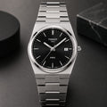 Tissot PRX Men's | Black Sunburst Dial - VogueHourTissot PRX Men's | Black Sunburst Dial