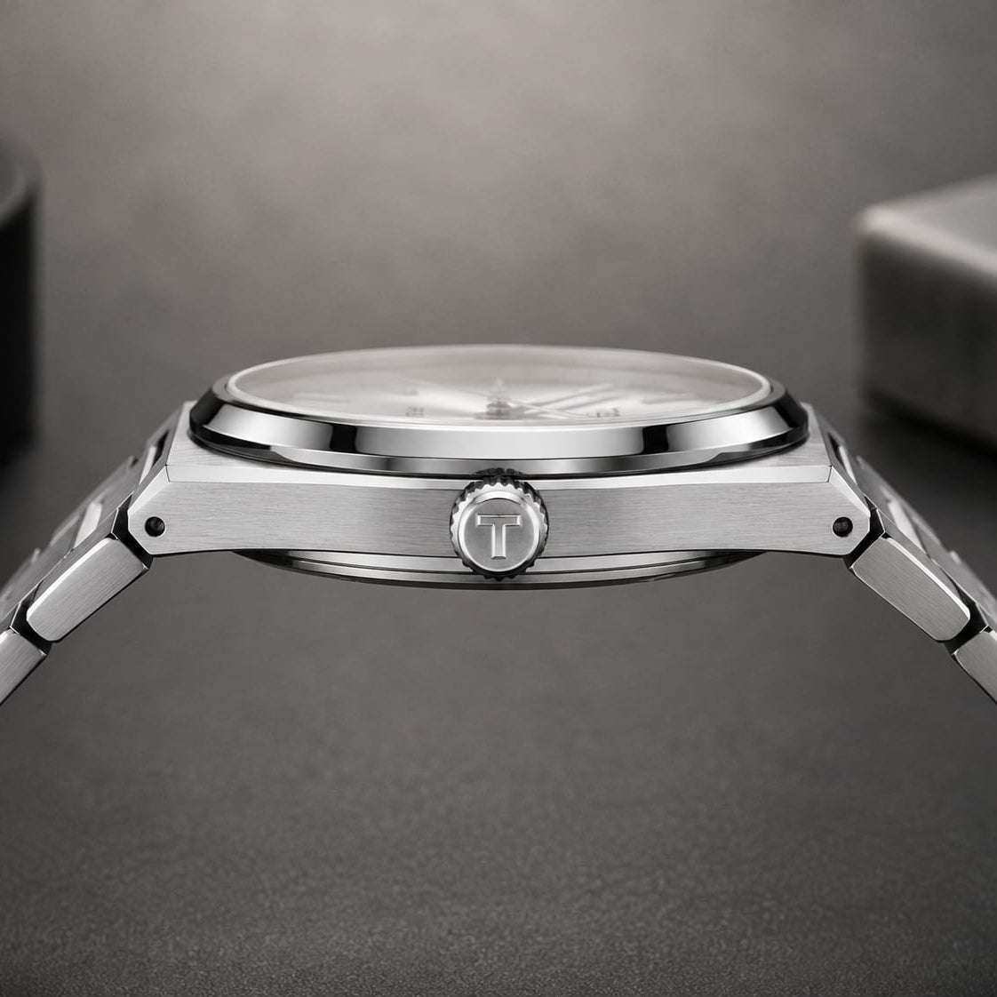 Tissot PRX Men's | Silver Sunburst Dial - VogueHourTissot PRX Men's | Silver Sunburst Dial