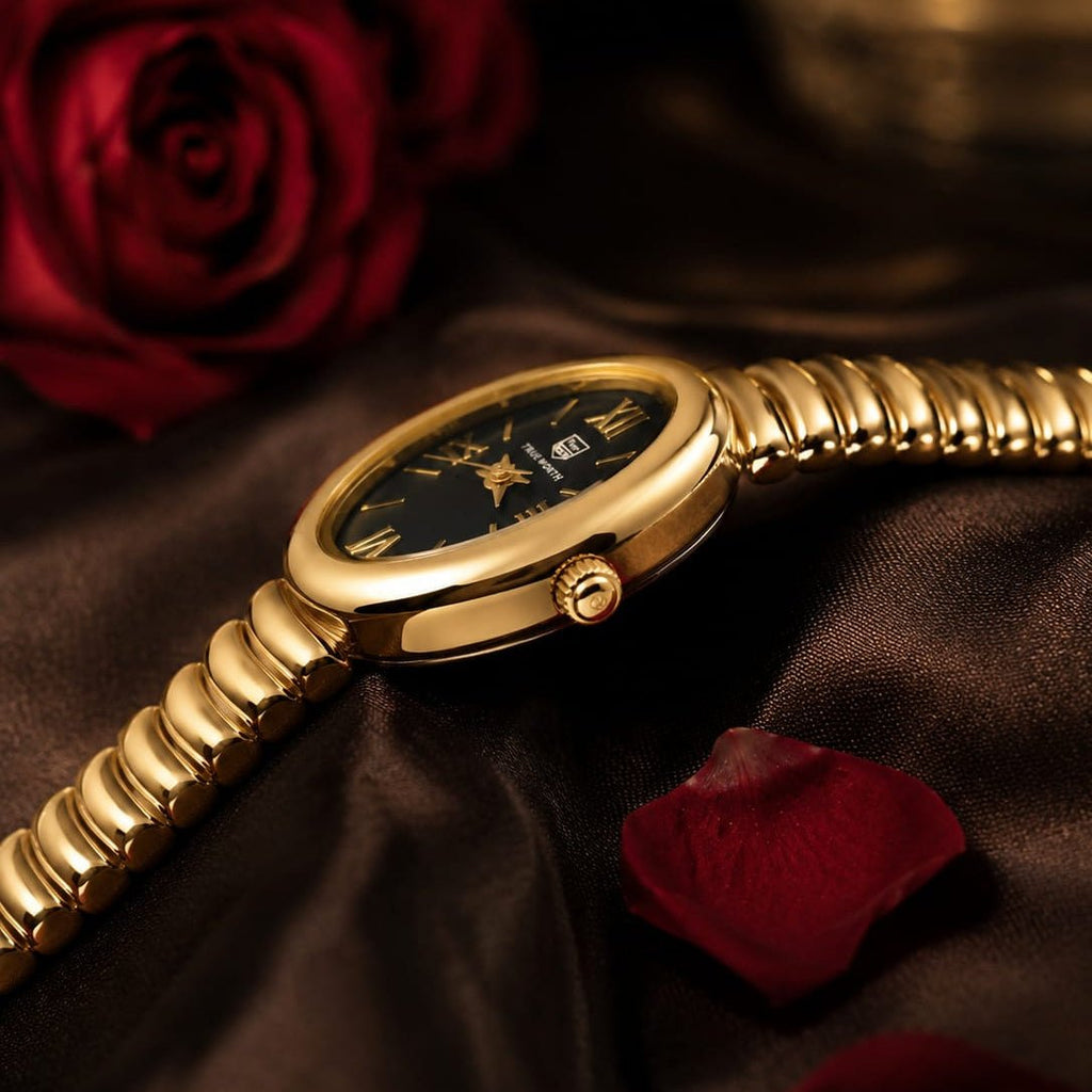 True Worth Gold Oval - VogueHourTrue Worth Gold Oval