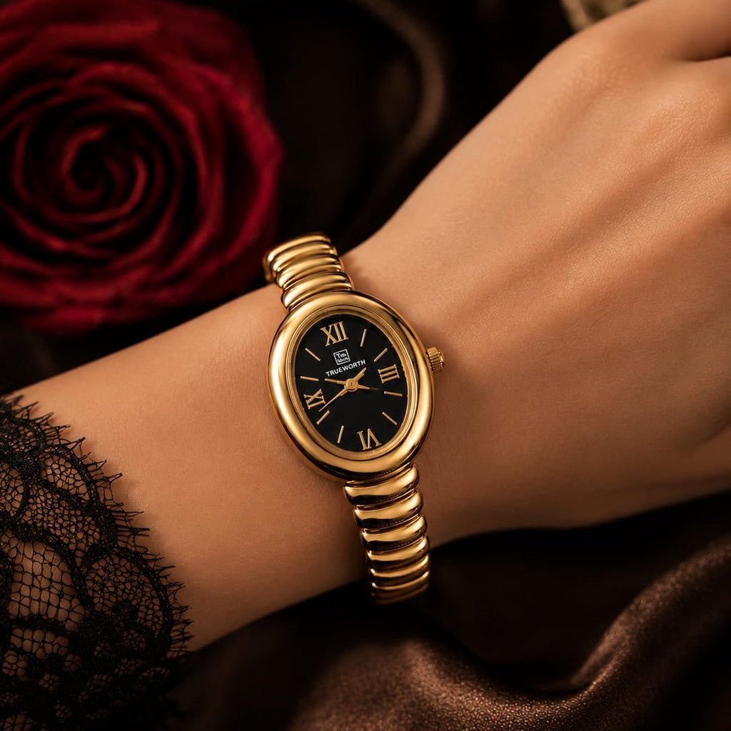 True Worth Gold Oval - VogueHourTrue Worth Gold Oval