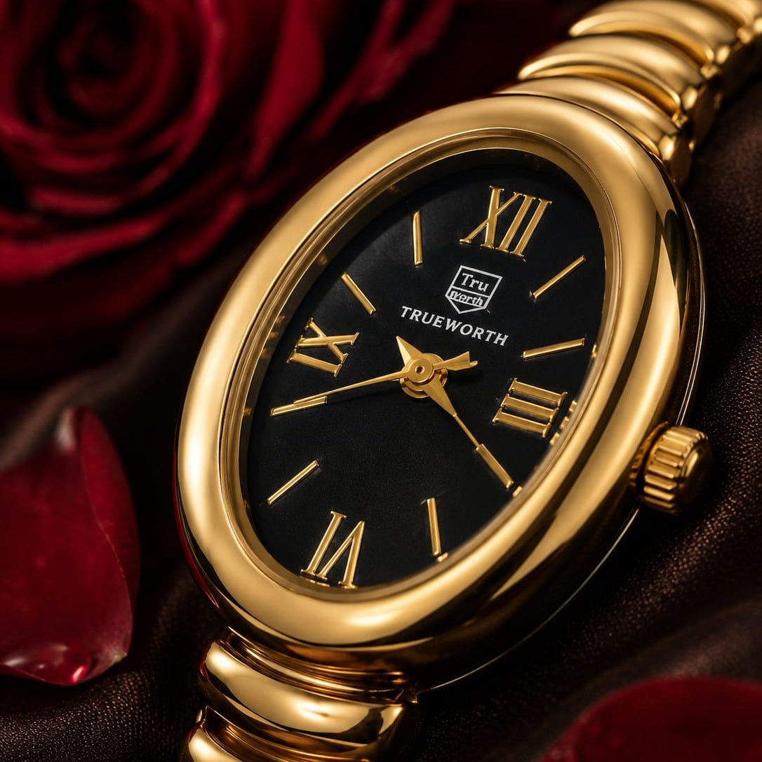 True Worth Gold Oval - VogueHourTrue Worth Gold Oval